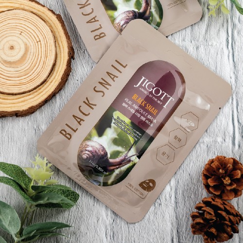 JIGOTT - Ampoule Black Snail Sheet Mask 27ml