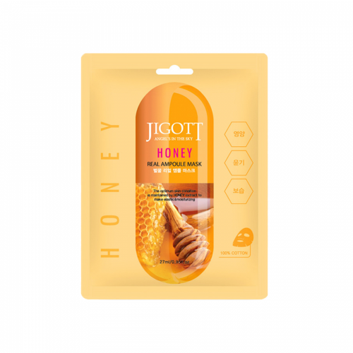 JIGOTT - Honey Real Ampoule Mask 27mL