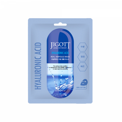 JIGOTT - Hyaluronic Acid Real Ampoule Mask 27mL