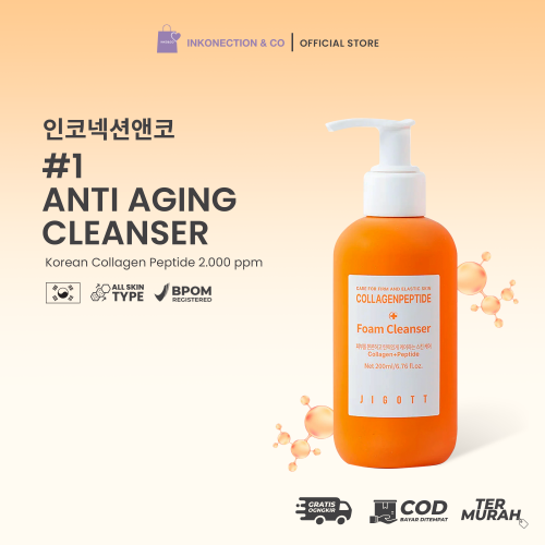 JIGOTT - CollagenPeptide Foam Cleanser 200mL