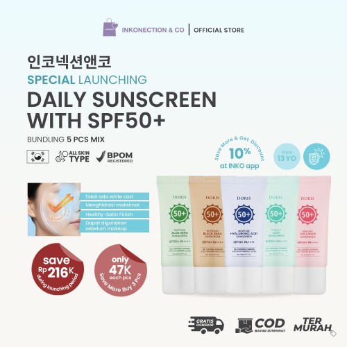 DORIS - Sunscreen 50mL Special Price Launching
