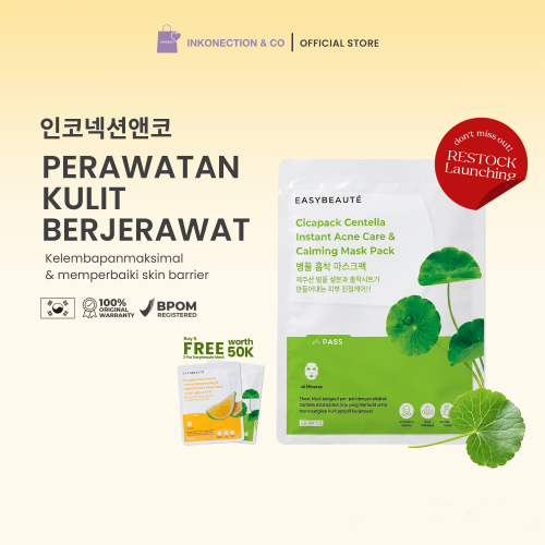 [Restock Promo] EASYBEAUTE - Cicapack Sheet Mask