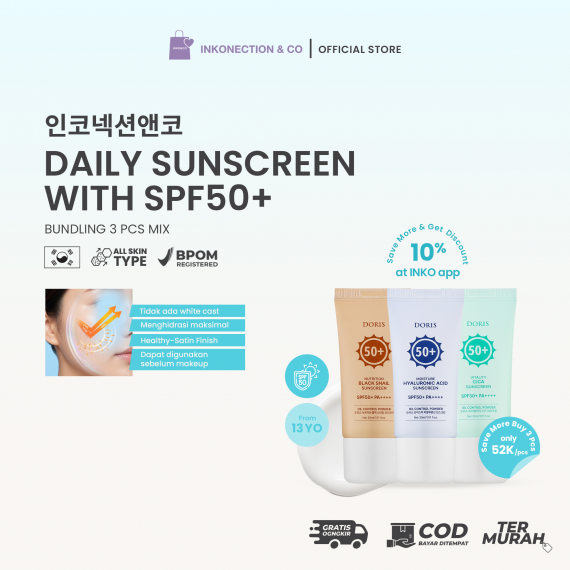 DORIS - Sunscreen 50mL Bundling 2+1