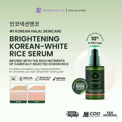 BUENO - Icheon Rice Core White Serum 80ml **Halal